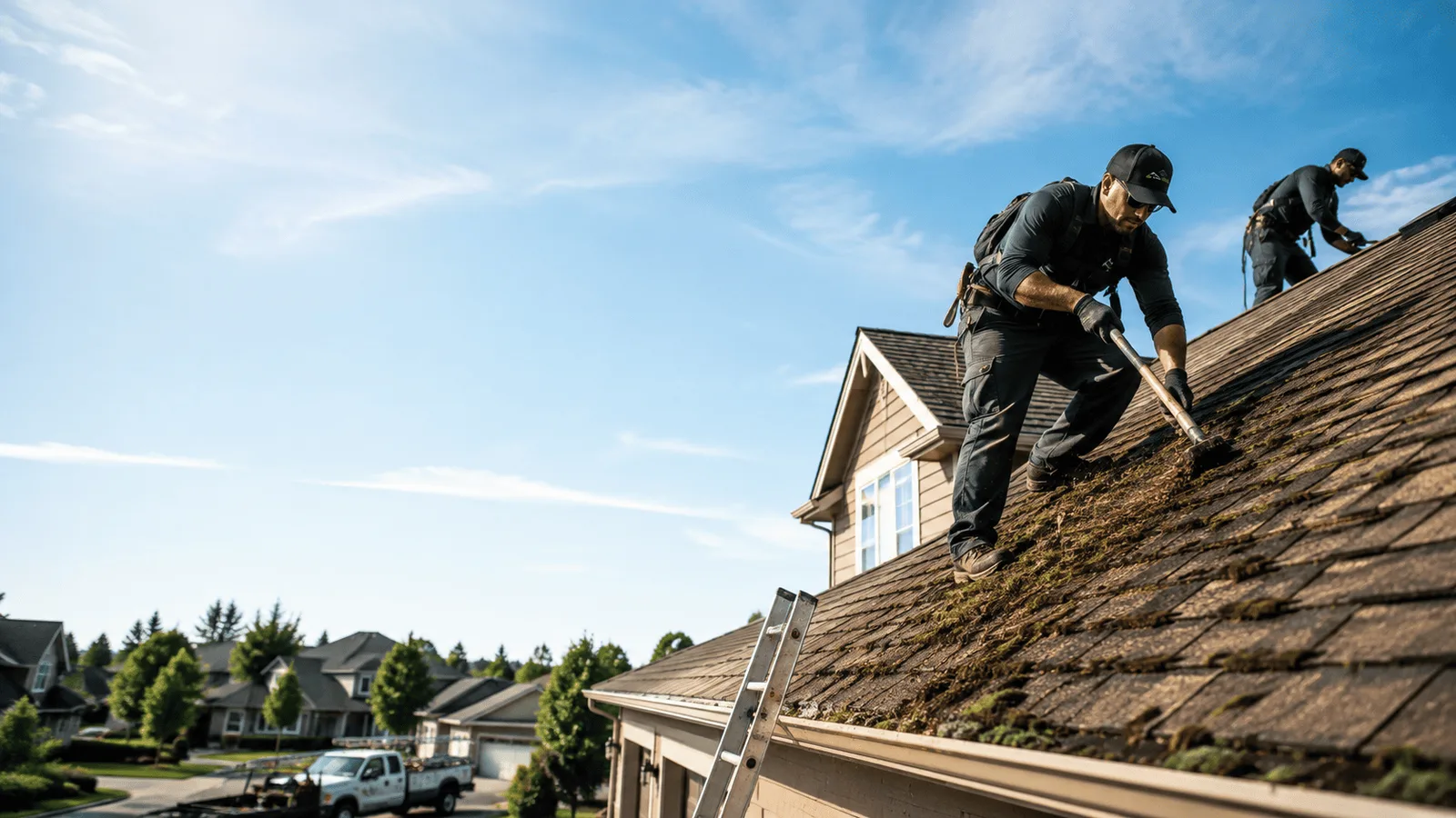 Roof Moss Removal in Sunbury, OH near me